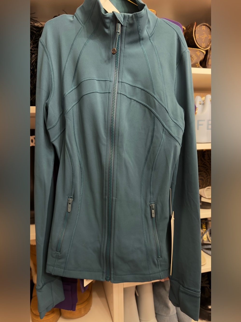 Purple Women’s Lightweight Zip-Front Active Jacket